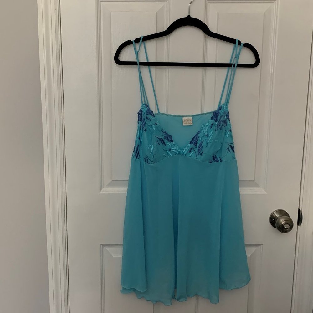 Gilligan and O'Malley Intimates Blue Babydoll